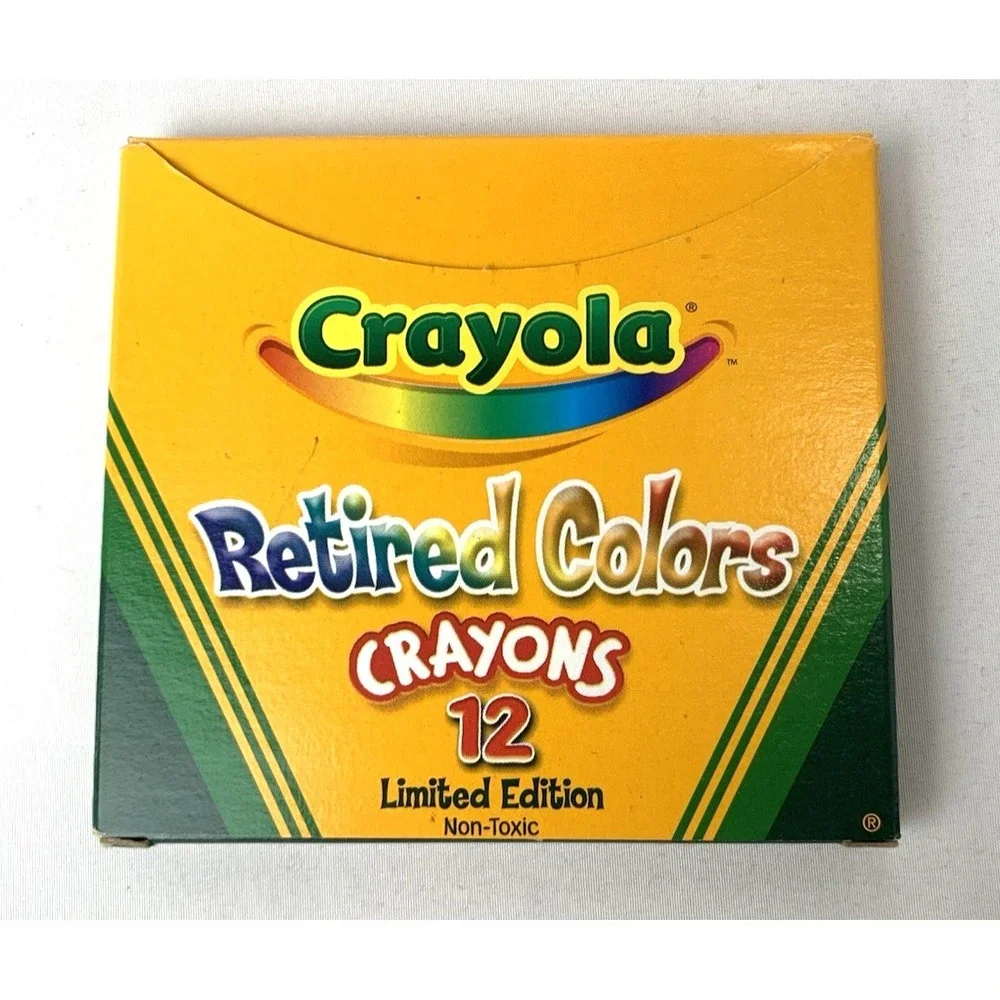 Crayola Retired Colors Crayons 12 Limited Edition USED